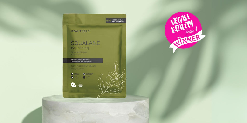 BEAUTYPRO SQUALANE Nourishing Sheet Mask Wins Vegan Beauty Award